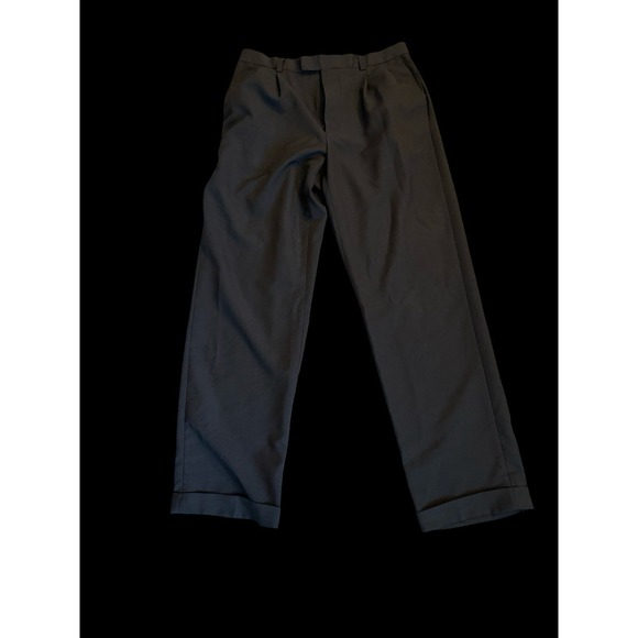 Michael Brandon Other - Michael Brandon Vintage Y2K Black Pleated Cuffed Dress Pants Mens 34x32